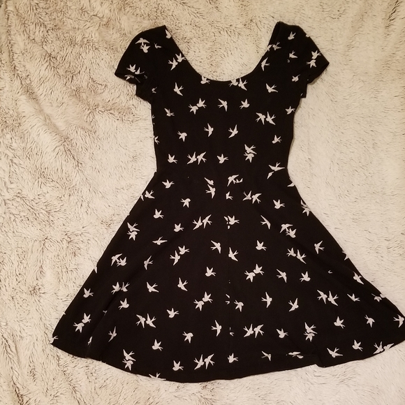 Divided Dresses & Skirts - Divided Sparrow Print Mini Dress